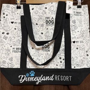 Disney Black and White Dog Carrier Tote